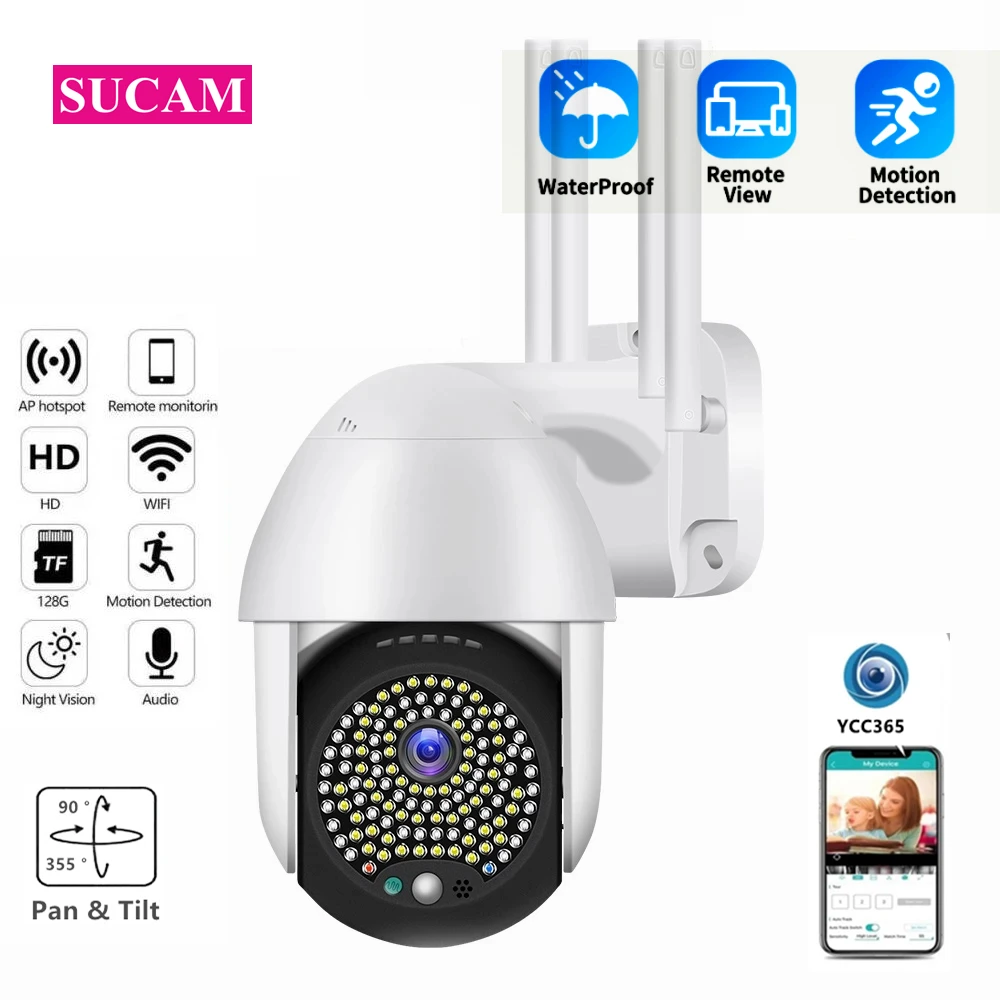 

YCC365 Plus 2MP WIFI Wireless Speed Camera Outdoor 1080P Dome Video Surveillance Waterproof Wireless Home Protection Camera