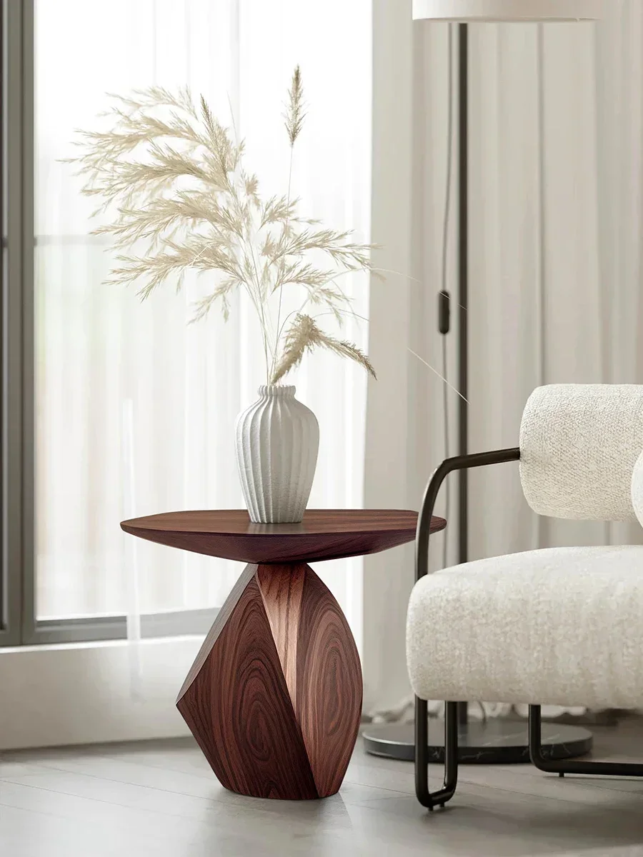 

N Nordic Solid Wood Side Table Small Apartment Living Room Sofa Small Coffee Table Bedroom Bedside Table