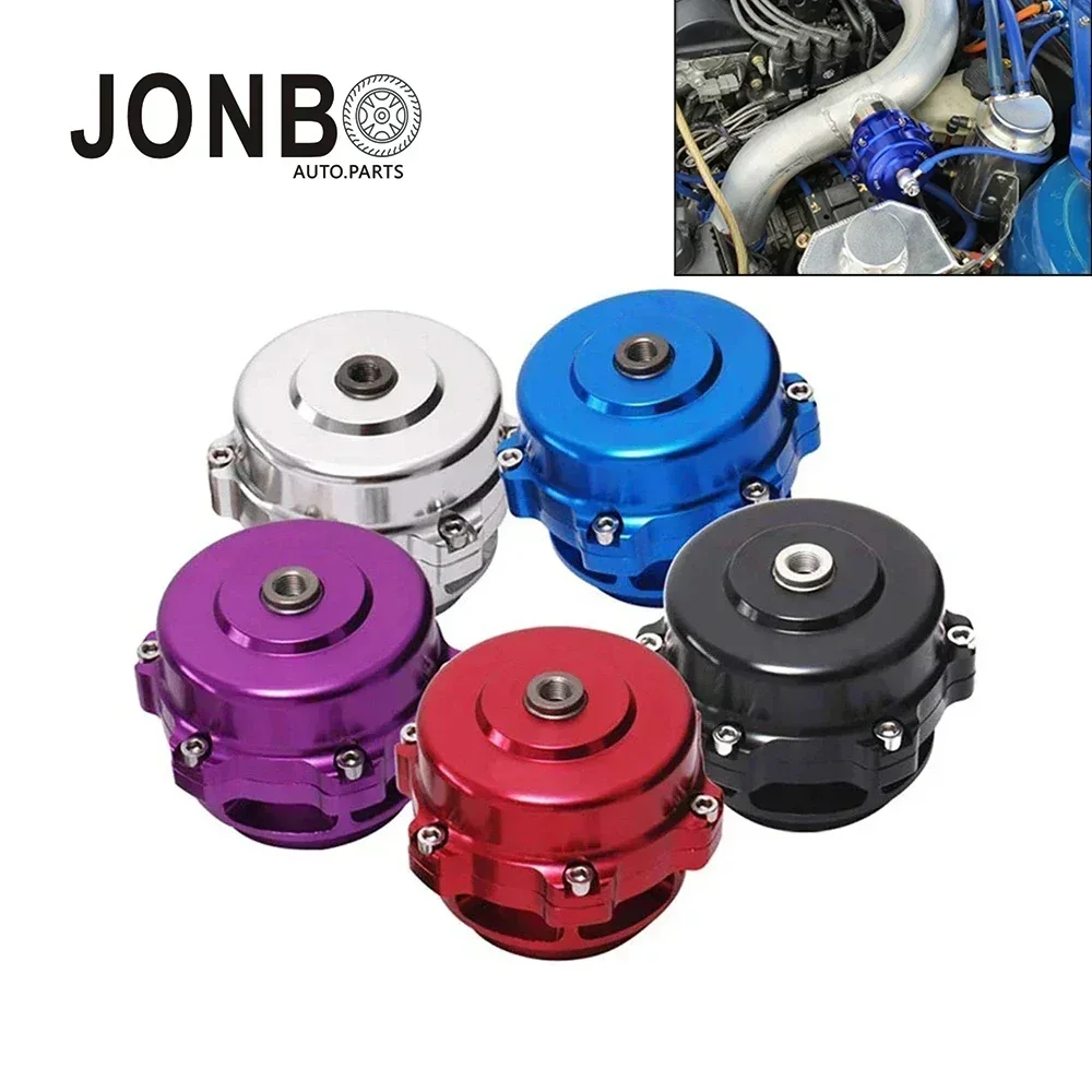 JONBO Universal 50mm V-Band Blow Off Valve BOV Q Typer With Weld On Aluminum Flange 35 PSI w/Logo High Quality