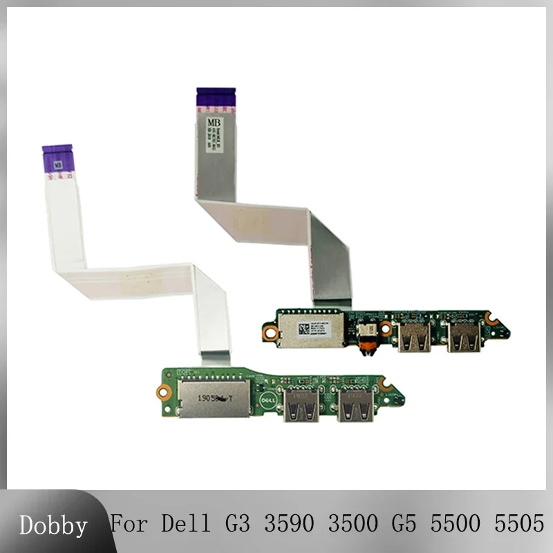 

New Original for Dell G3 3590 3500 G5 5500 5505 USB Audio Card Reader Board Audio with Cable Accessories 0V75C6 52CHM FGRT4