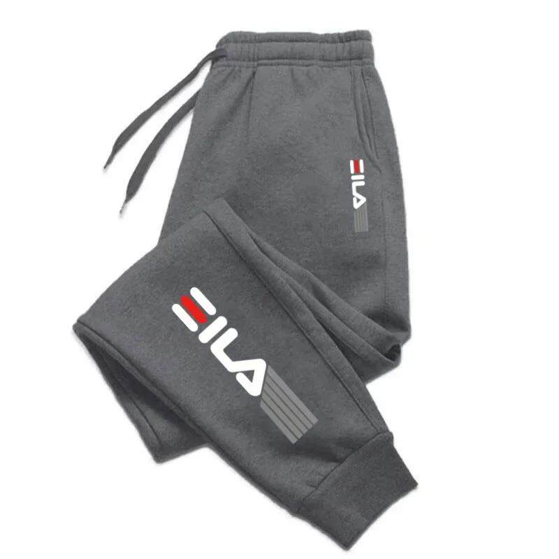2026New style printed sport pants suitable for both men and women, luxurious long-distance running pants, casual fitness pants