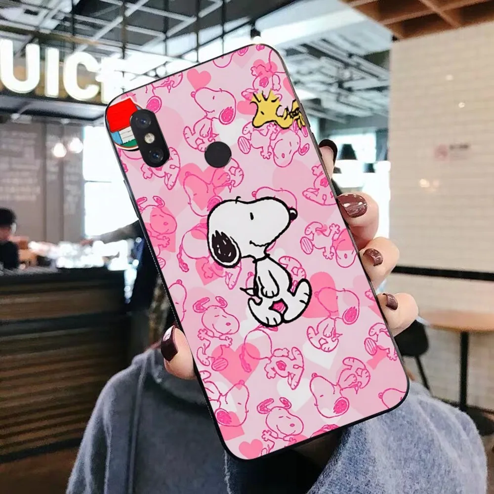 Cartoon S-Snoopys-Dog Mousepad For Samsung S 20 21 22 23 plus Ultra for Redmi Note 8 9 10 11 for Huawei Y 5 6 9