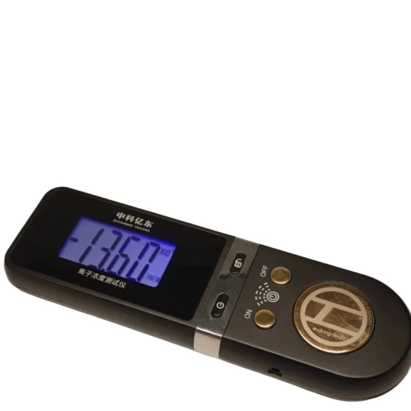 Gold Plated Blue Screen Negative Ion - High Quality Portable Air Ion Concentration Detector