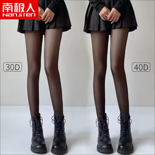 Women JK Black Stockings 6 Thickness Skin Silk Pantyhose Summer Ultra Thin Anti-hook Silk Nylon Stocking Female Sheer Tights - Image 4
