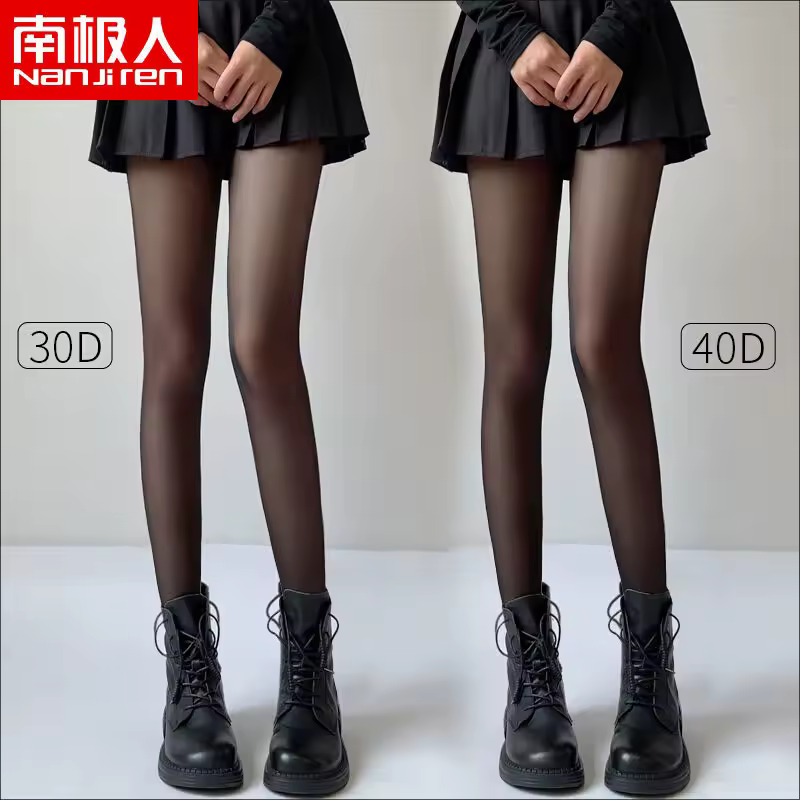Women JK Black Stockings 6 Thickness Skin Silk Pantyhose Summer Ultra Thin Anti-hook Silk Nylon Stocking Female Sheer Tights - Image 4
