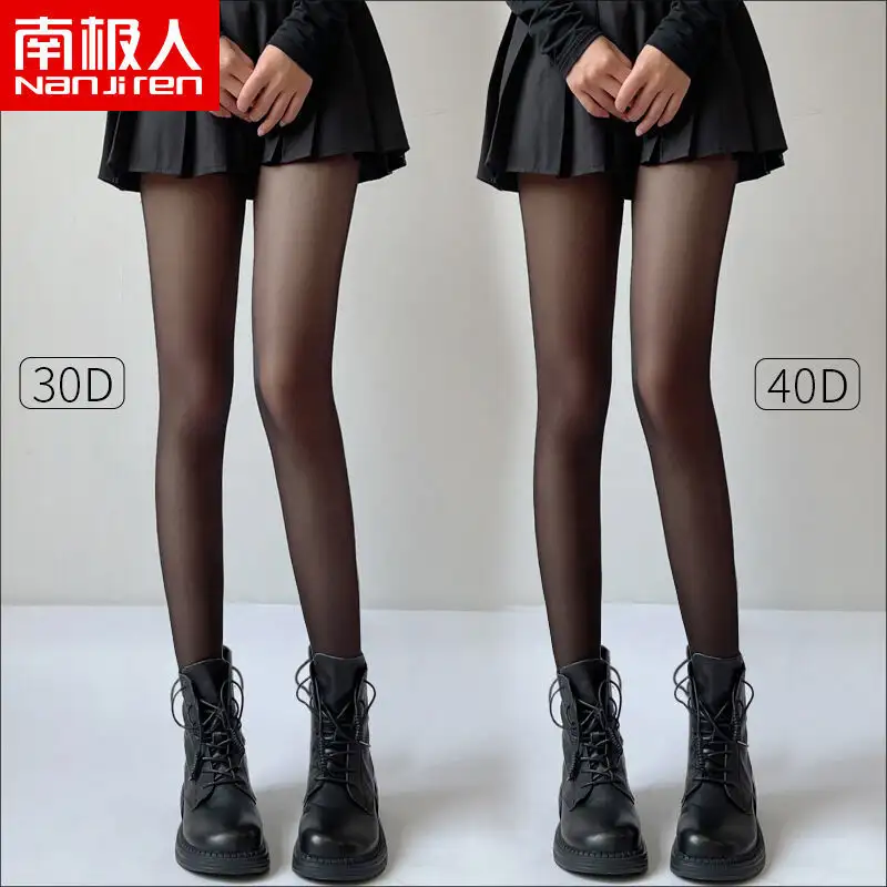 Women JK Black Stockings 6 Thickness Skin Silk Pantyhose Summer Ultra Thin Anti-hook Silk Nylon Stocking Female Sheer Tights - Image 4