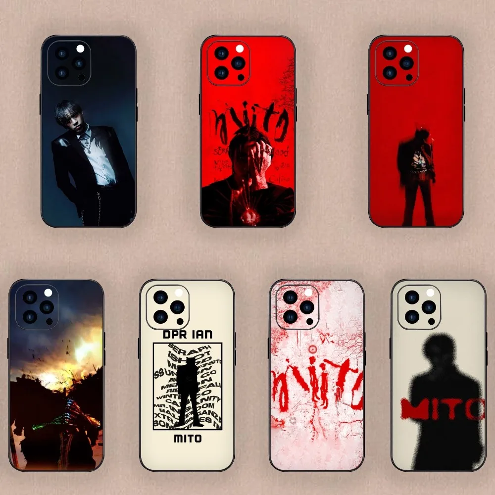 Singer Mito Dpr Ian Phone Case For iPhone Mini 11 12 13 14 15 Plus Pro Max XR XS Black Shell