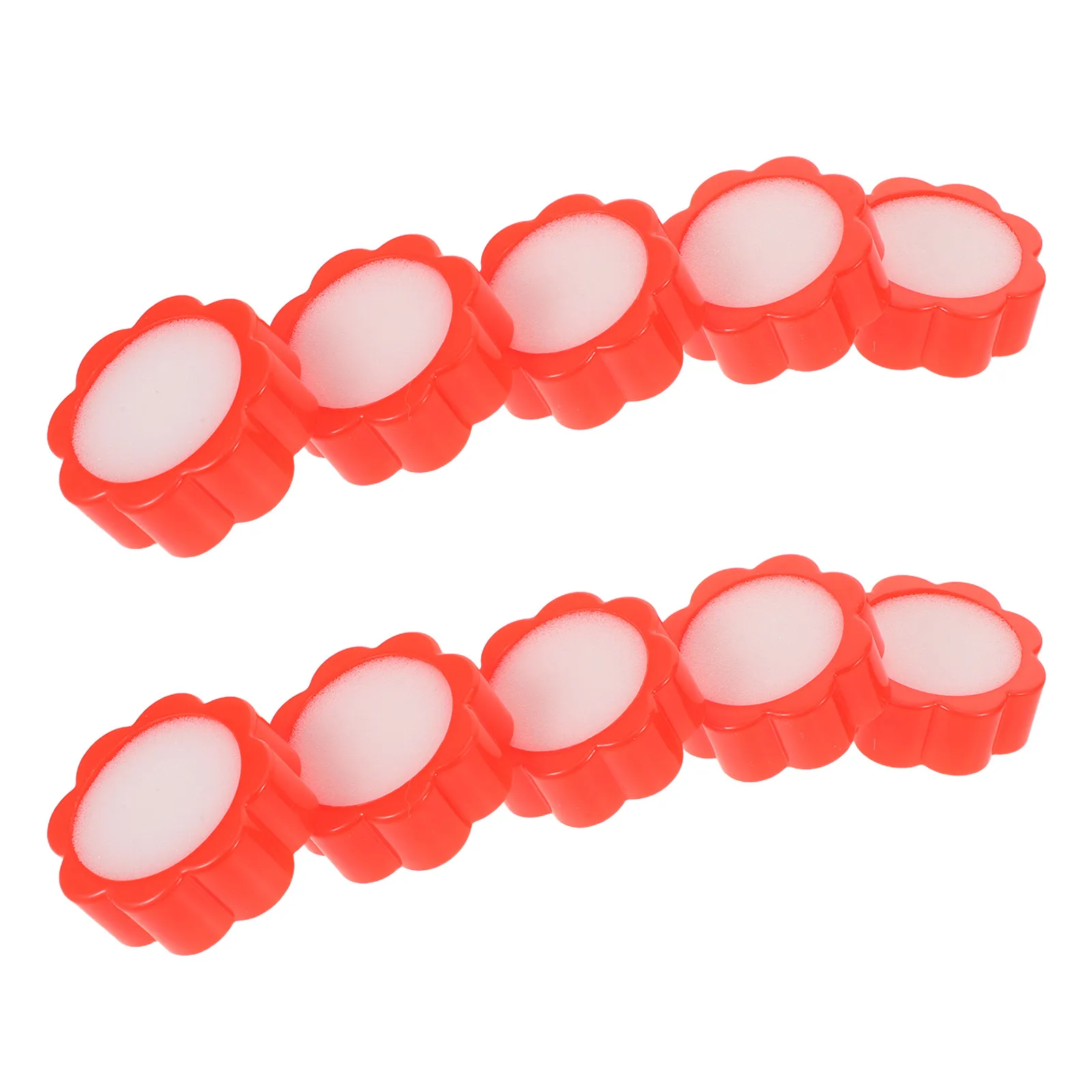 

Набор из 10 губок для подсчета денег - увлажнители для пальцев в форме цветка для сортировки банкнот - эффективное устройство для увлажнения пальцев для банковских работников