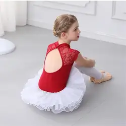 Ballet Leotard For Girls Kids Dance Outfit Costumes Women Gymnastics Dancewear Sleeveless Dancing Lace Wear For Ladies Swan Lake