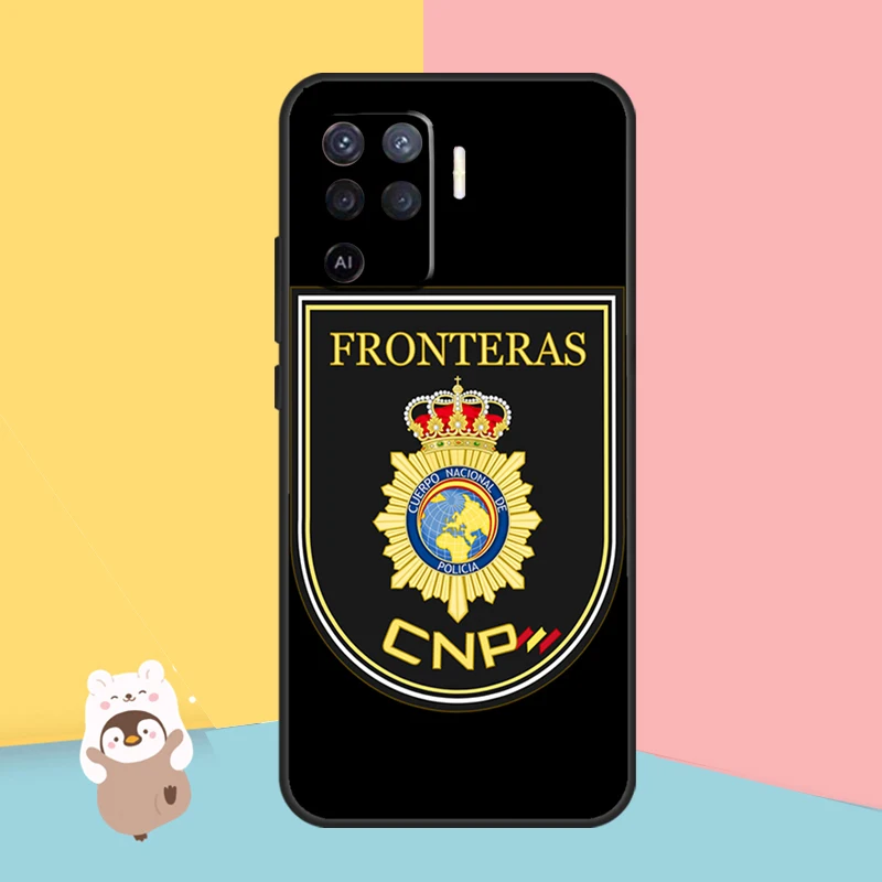 Spain National Police Logo Case For OPPO Find X5 X3 Lite Pro A15 A16 A52 A72 A5 A9 A31 A53 A83 A93 A54 A74 A94 Cover