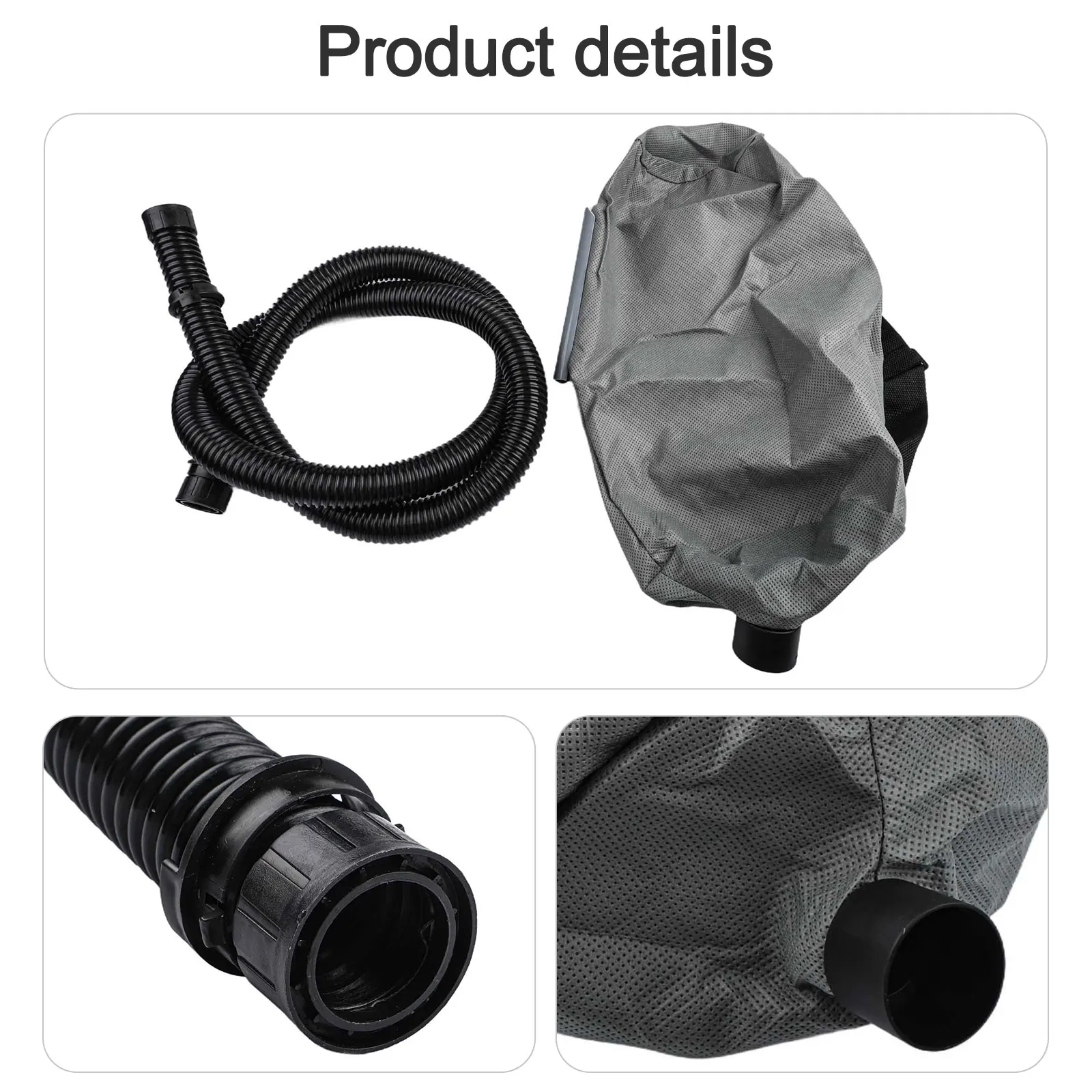 

Self priming sandpaper vacuum dust bag for wall grinder sanding machines fits most industrial and household vacuum cleaners