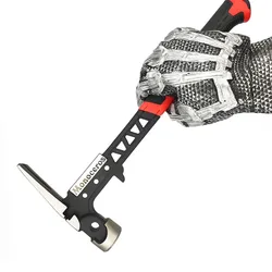 Heavy Duty Integrated Claw Hammer, Shockproof Magnetic Framing Hammer with Smooth Striking Face, Household Multi Pocket Tool