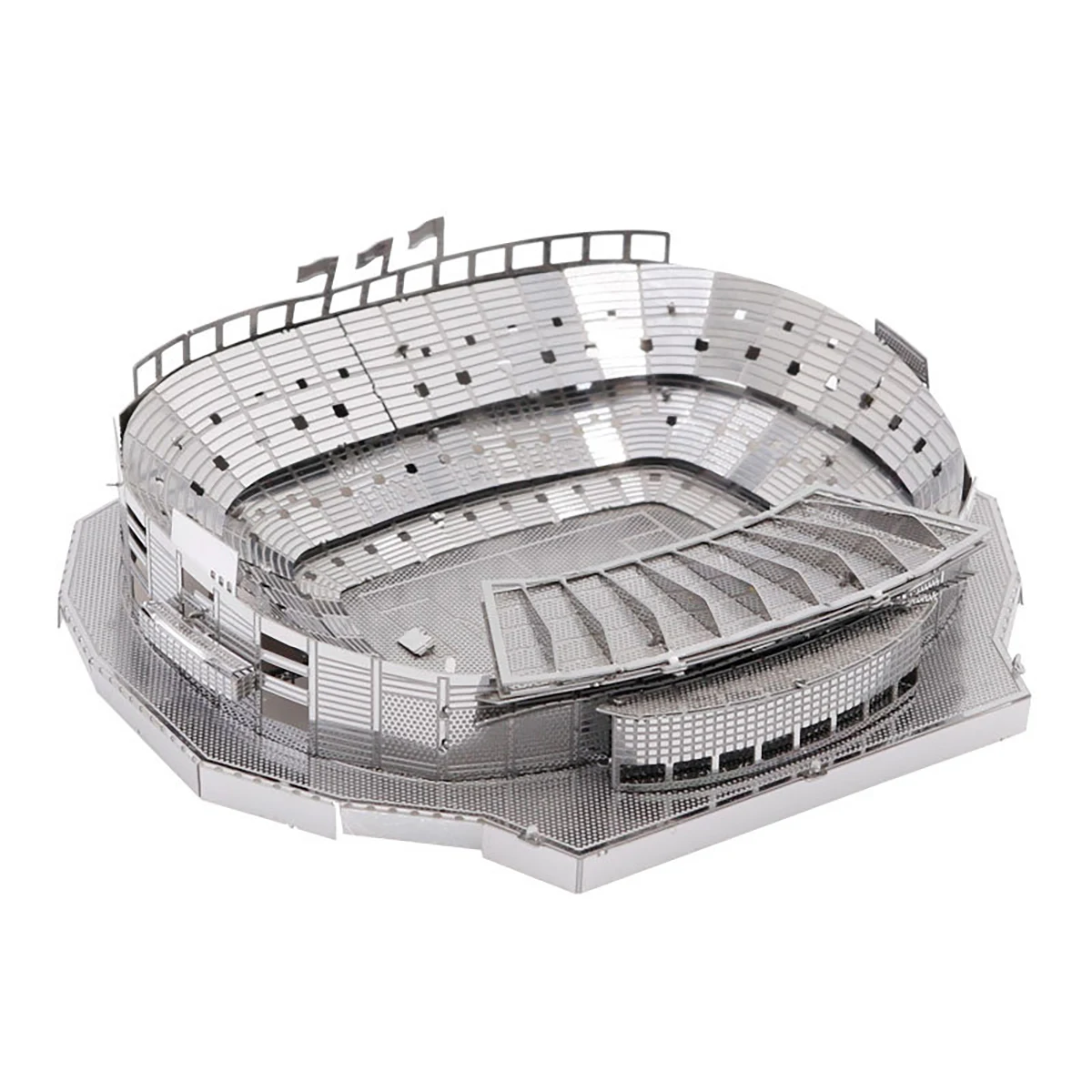 Camp Nou-Kits de modelo de rompecabezas de Metal 3D, rompecabezas de corte láser DIY, juguete para niños