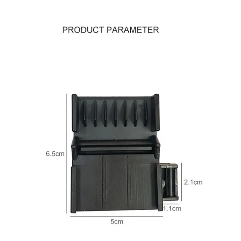 #33K Professional Clipper Guard Trimmer Attachment,hair clipper guards,(Black)