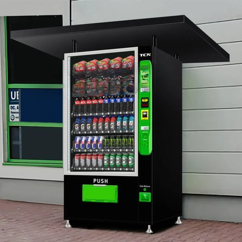 Customized Vending Machine Selling Product Waterproof Vending Machine Outdoor Top Roof Cost Extra