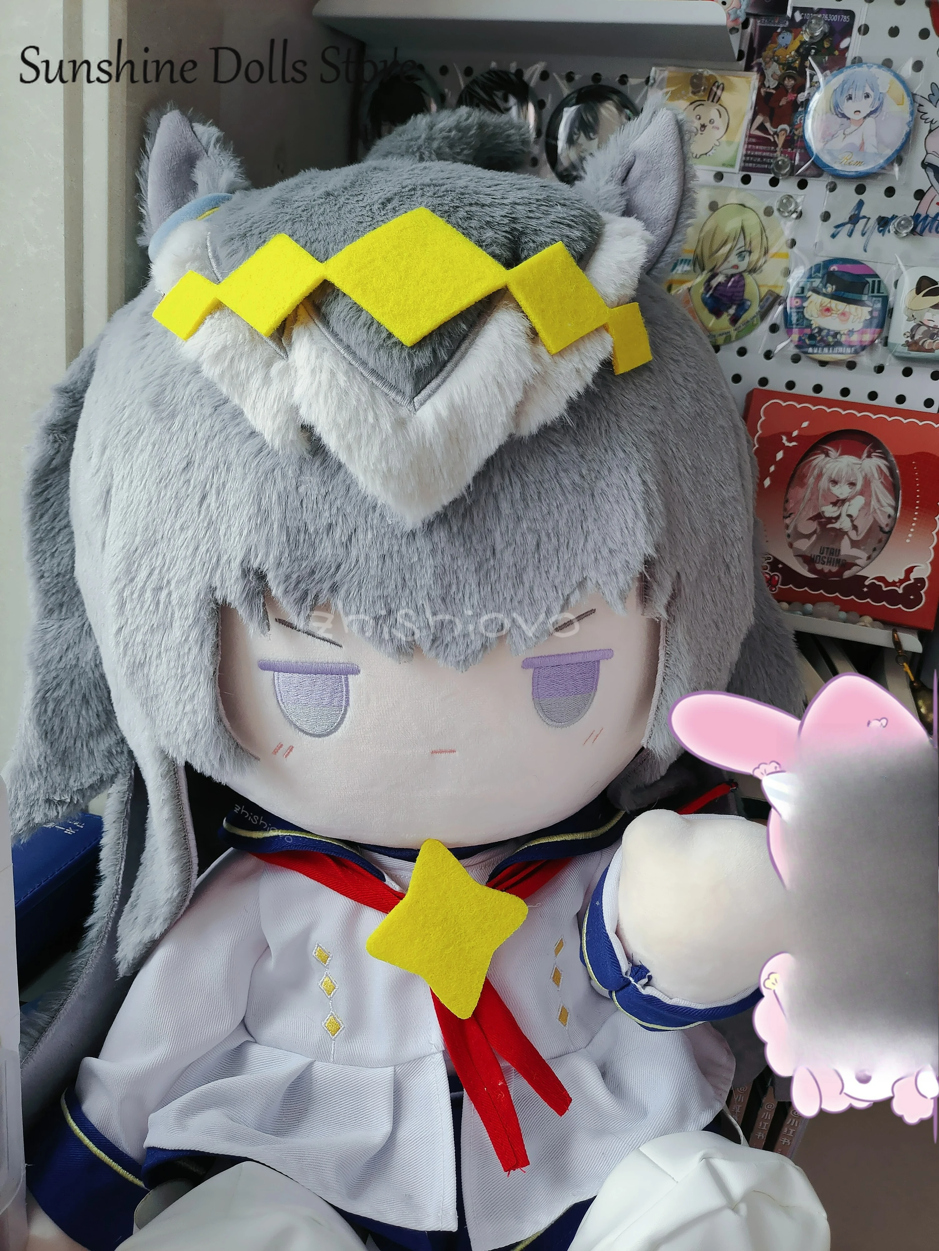 

Плюшевая кукла-талисман Аниме Огури Кап из Umamusume: Pretty Derby, 40 см, в сидячей позе, хлопковая, милая, для косплея, подарок на день рождения