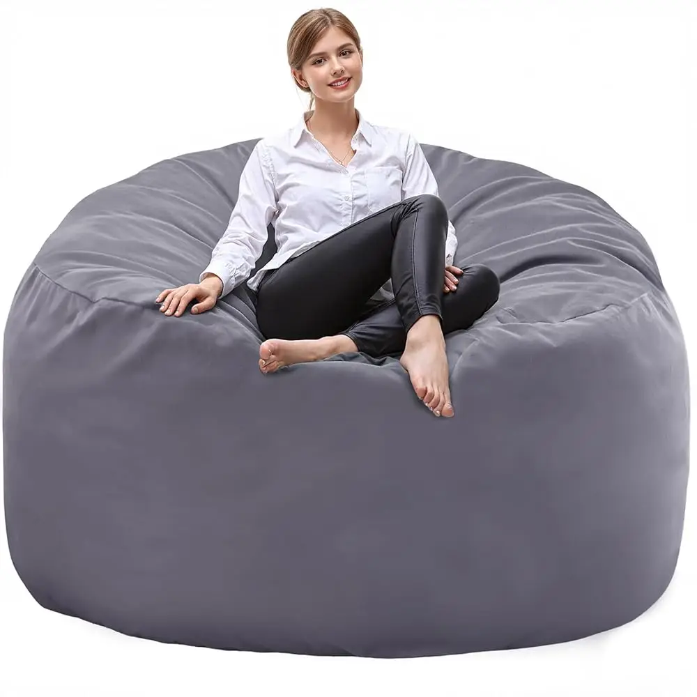 

4Ft Bean Bag Chair Beanbag For Adults And Kids Oversized Lazy Sofa Living Room Furniture With Removable Washable Cover Giant