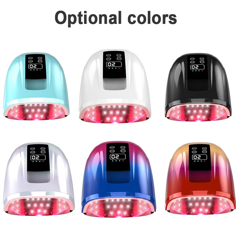 15600Mah 90W Oplaadbare Uv Led Nail Lamp Met Handvat Draadloze Gel Lak Droger Uv Licht Voor Nagels Draadloze nail Uv Led Lamp