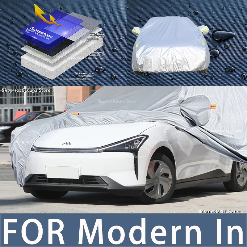 

For Modern In Outdoor Protection Full Car Covers Snow Cover Sunshade Waterproof Dustproof Exterior Car accessories