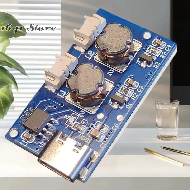 （NEW）DC5V Ultrasonic Humidifier Single Unit; Dual Spray Electrified Direct Spray, Switchless Type C Module
