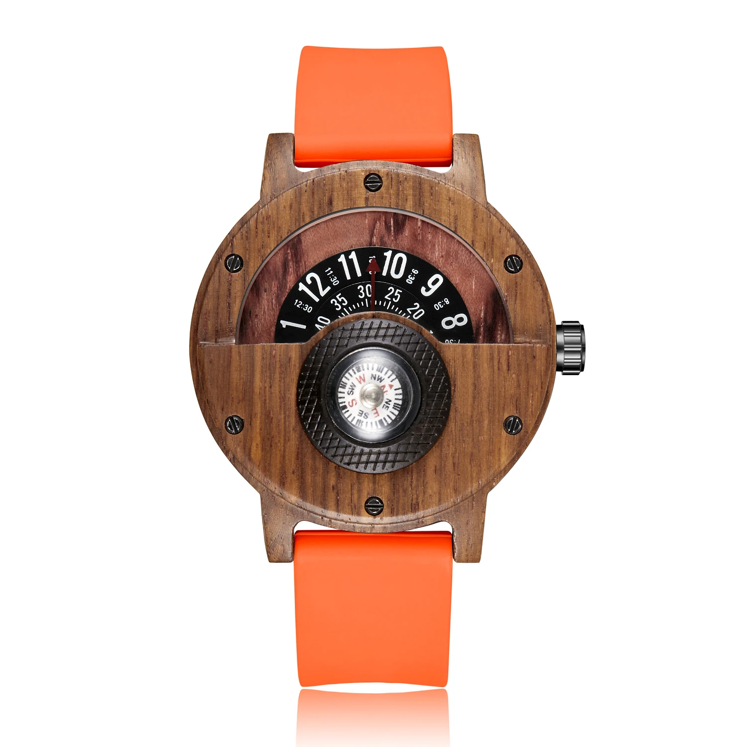 Wood Watch Top New Men\'s Quartz Wristwatch Fashion Business Clock Engraved Watches Great Birthday Gift  2023