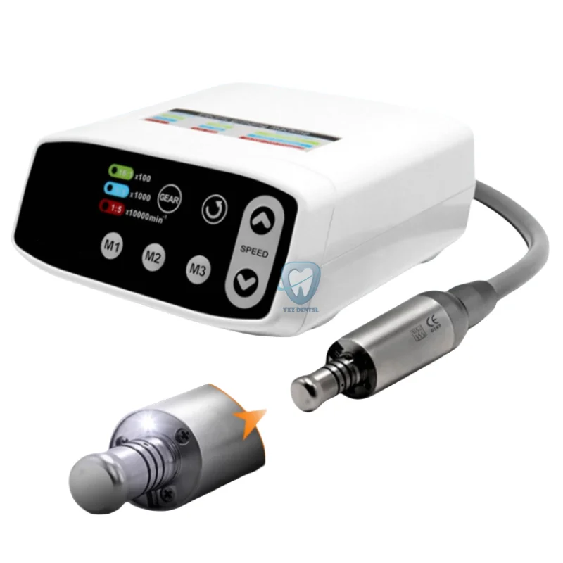 Dental Electric Brushless LED Micro Motor Clinical Machine Work With 1:1 1:5 16:1 Low Speed Handpiece Dentistry Equipment