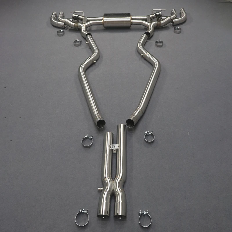 Factory Price Perfect Fitment Sound Catback Exhaust Pipes With Valve for X5 G05 M50I 2019-2022 4