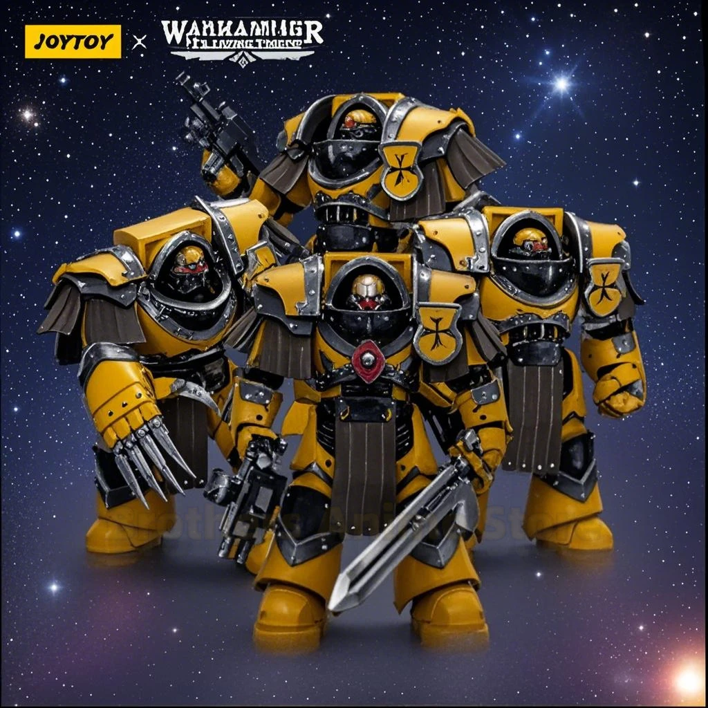 

JOYTOY Warhammer 40k солдат HH императорский кулак кавалерия Терминатор сержант 1:18 коллекция экшн-фигурок подарок готовый запас