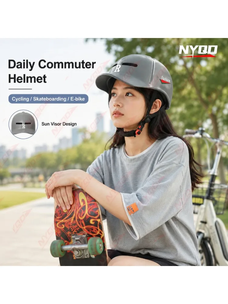 AliExpress NONE Inmold Baseball Cap Helmet for Bike Cycling Skateboard Scooter Commuter Unisex All Season Lightweight Breathable Durable
