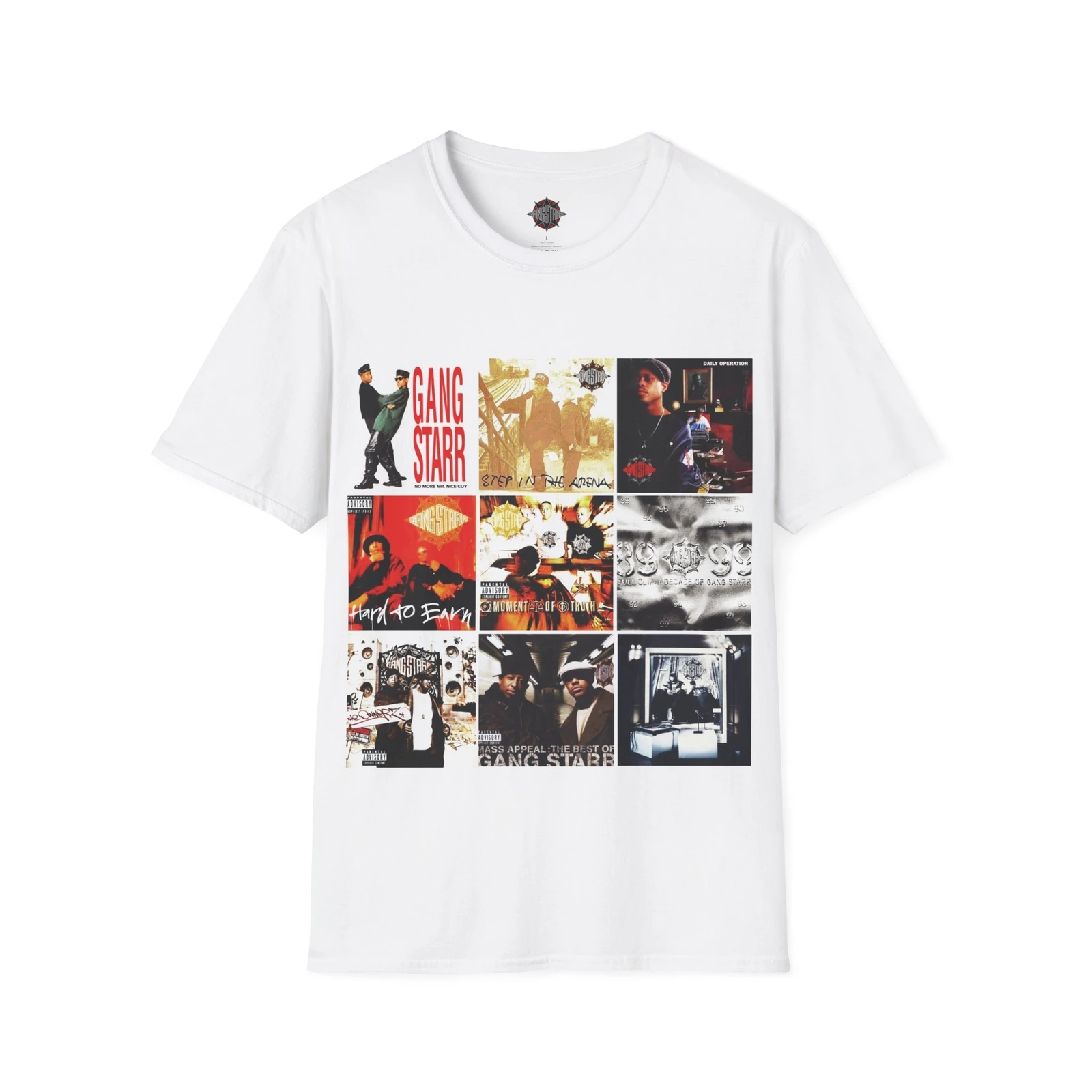 Gang Starr Discography Unisex Softstyle T-Shirt