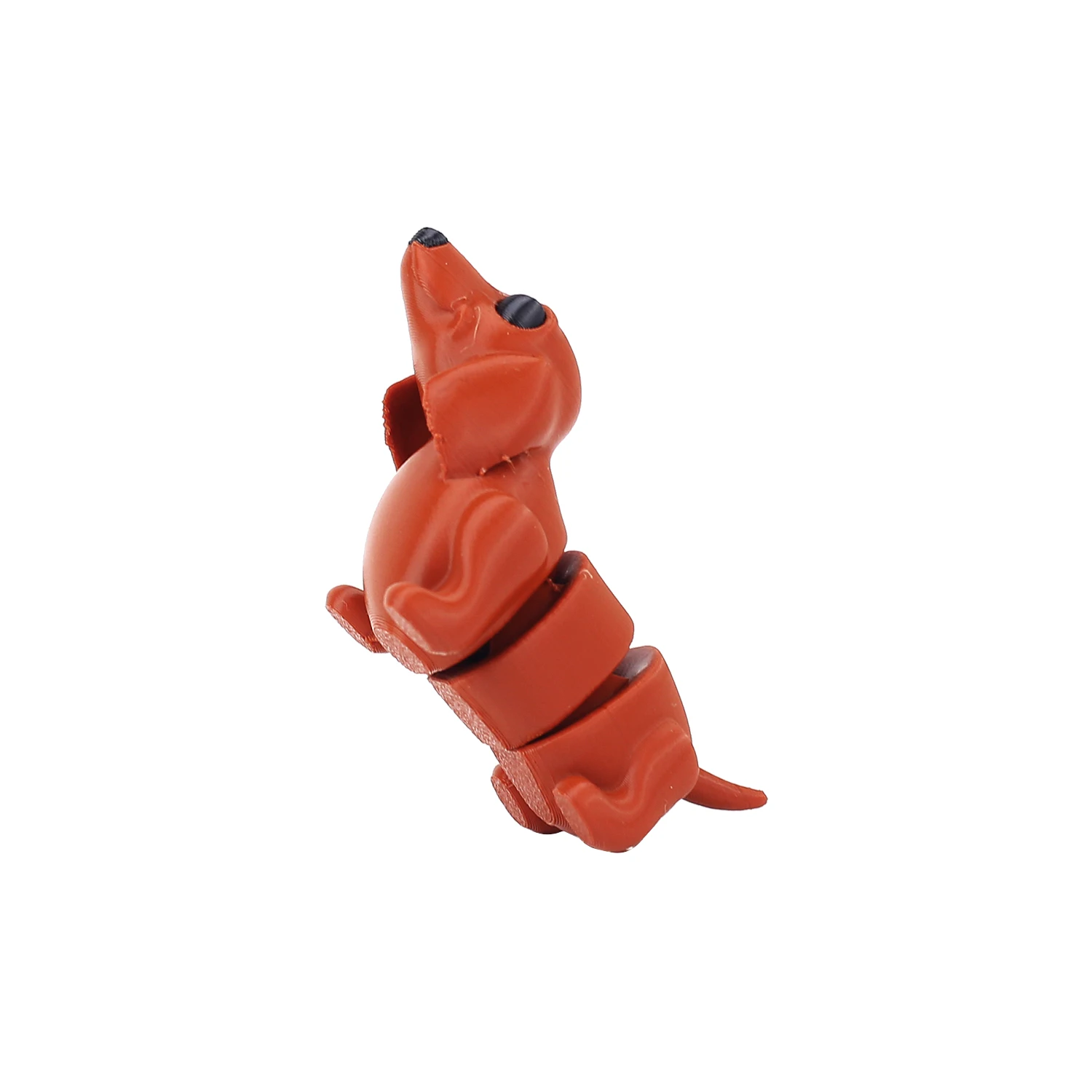 Simulated sausage dog joints can swing freely, novel and gentle pressure toys, creative and cute small gifts