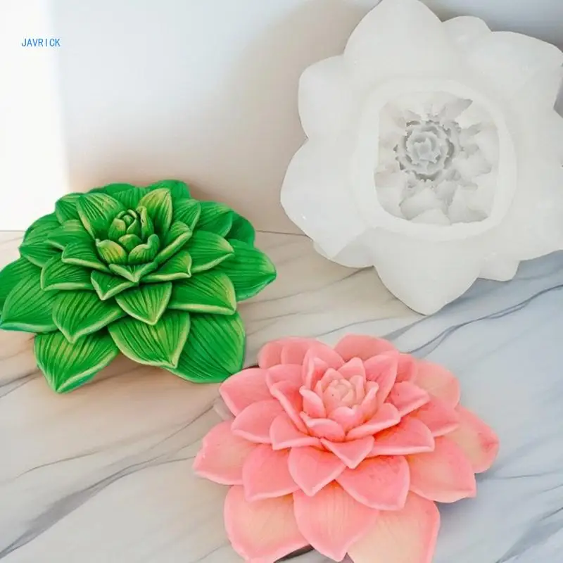 3D Flower Silicone Mold Valentines Day Gift Cake Baking Tool Scented Making Decoration Soap Plaster Resin