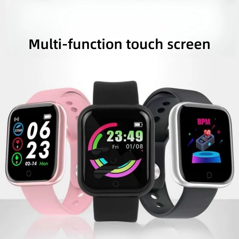 Smart Fashion Sports Bracelet HD Large Screen Multi-function Touch Screen USB Plug-in Charging Watch