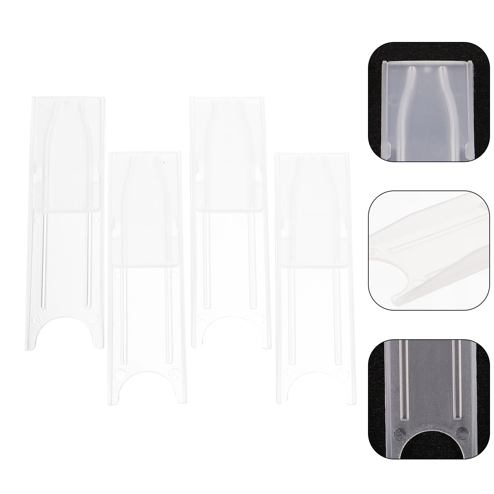 

4Pcs Clarinet Case Saxophone Box Sax Holder ABS Plastic Storage Container For Musical Instrument Accessories