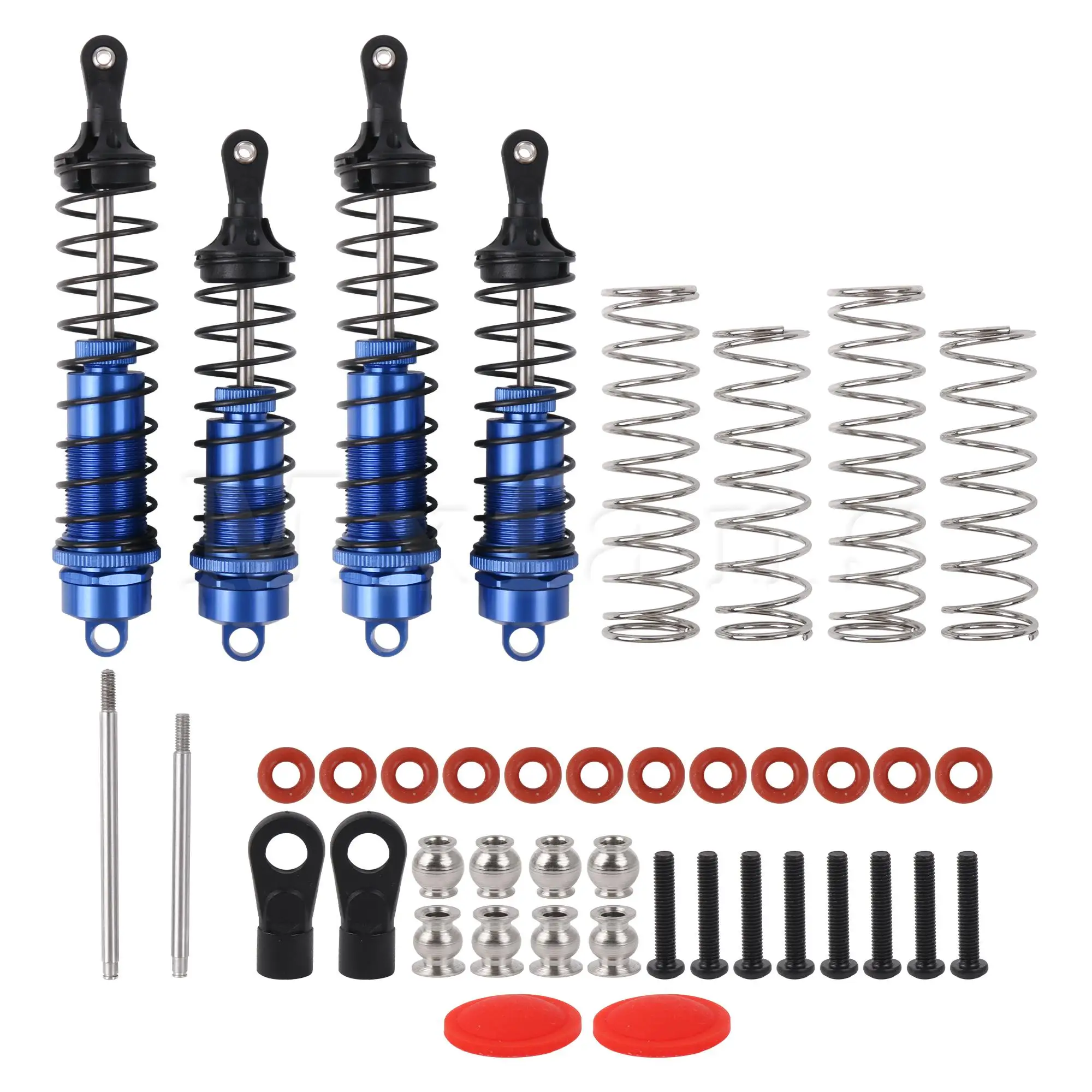 

Mxfans 4Pcs RC Al. Shock Absorber Set Replacement for ARRMA OUTCAST 1:10