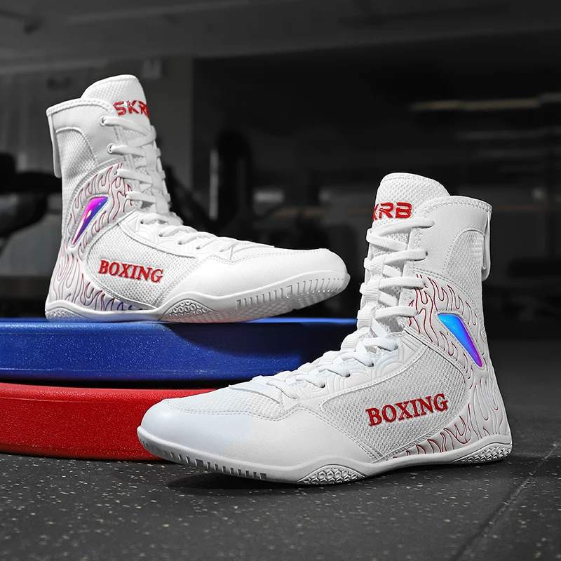 Męskie klasyczne buty zapaśnicze Trening na świeżym powietrzu Buty bokserskie Profesjonalne klasyczne oddychające buty zapaśnicze marki Womens Wrestling Shoes