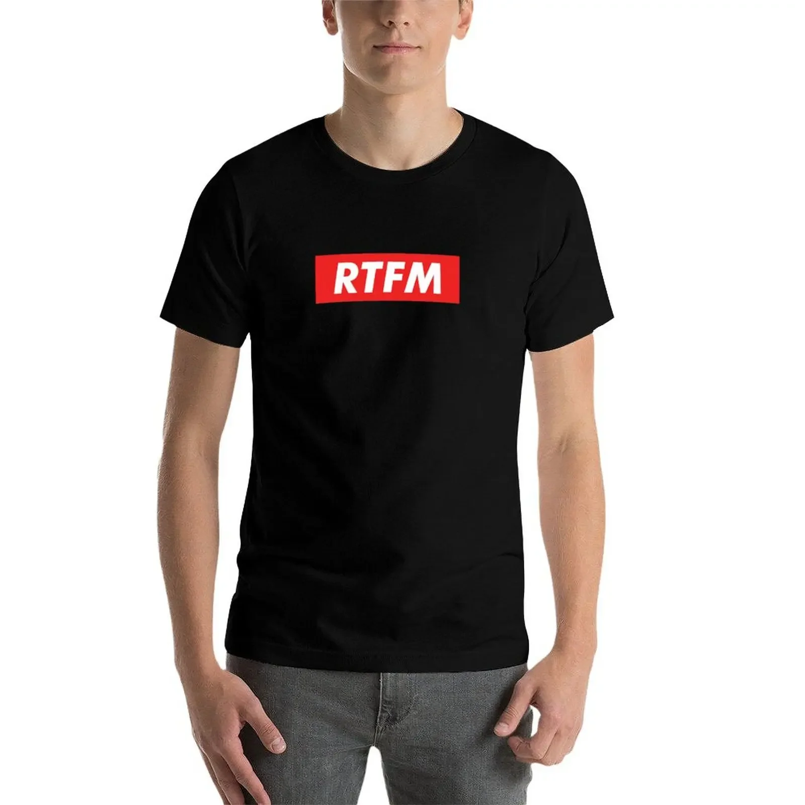 RTFM in Red Box T-Shirt custom t shirt designer shirts animal prinfor boys cheap stuff luxury clothes men image 4