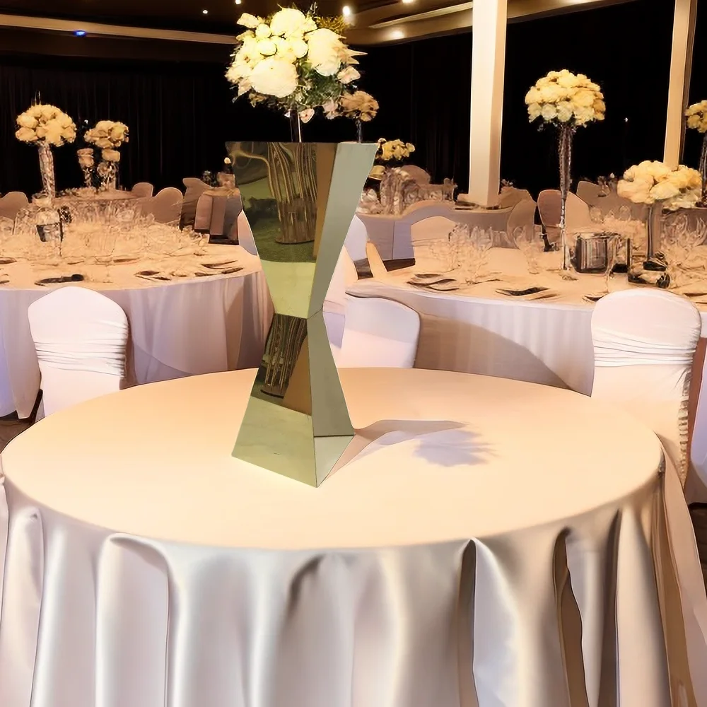 

1pcs2pcs5/6/10pcspcs Vase Wedding Table Centerpieces Stainless Steel Flower Stands Vases Road Lead Party Decoration