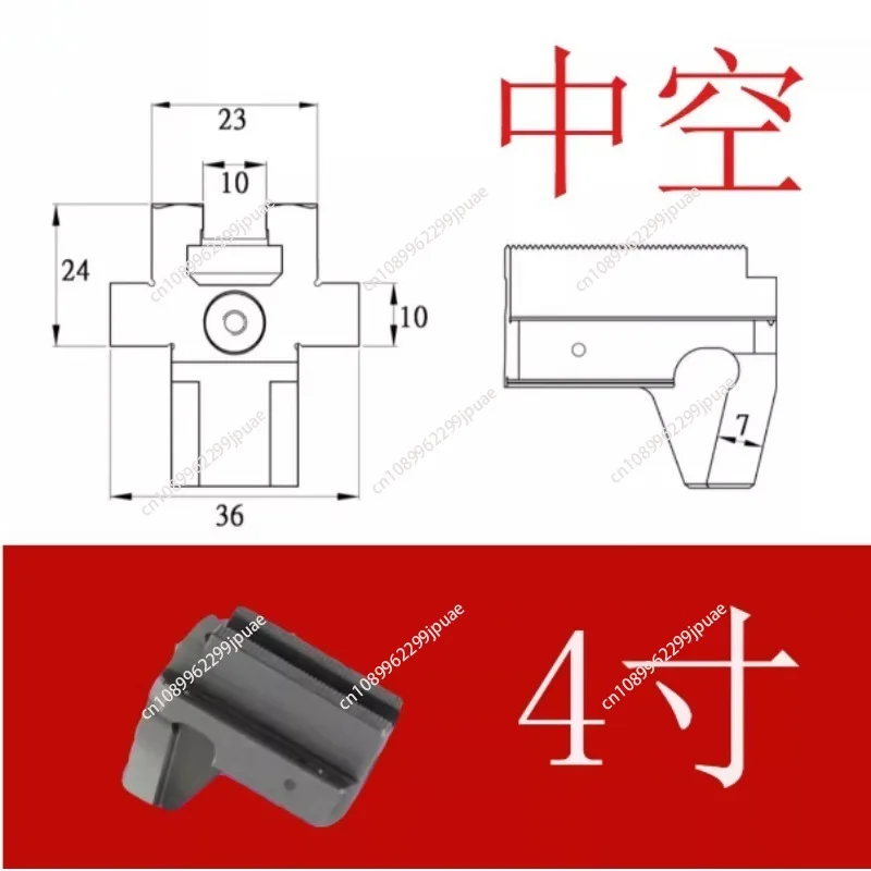 6 8 10 Inch Thickened Widened Hydraulic Chuck Jaws Universal Hollow Solid Sliding Base Lathe Replacement Claw Parts