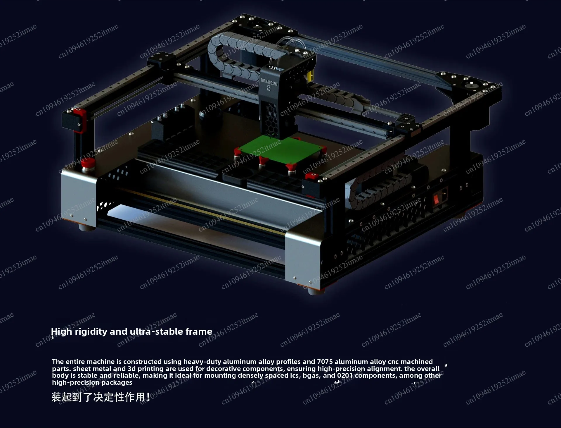 Smart Automatic Placement Machine Dual Visual With Adjustable Suction Function