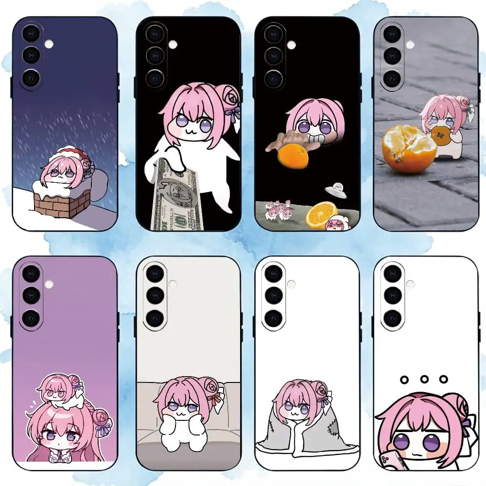 Game Funny N-Nikke Doro Phone Case Black Silicone Soft For Samsung Galaxy A73,A72,A71,A70,A53,A52,A51