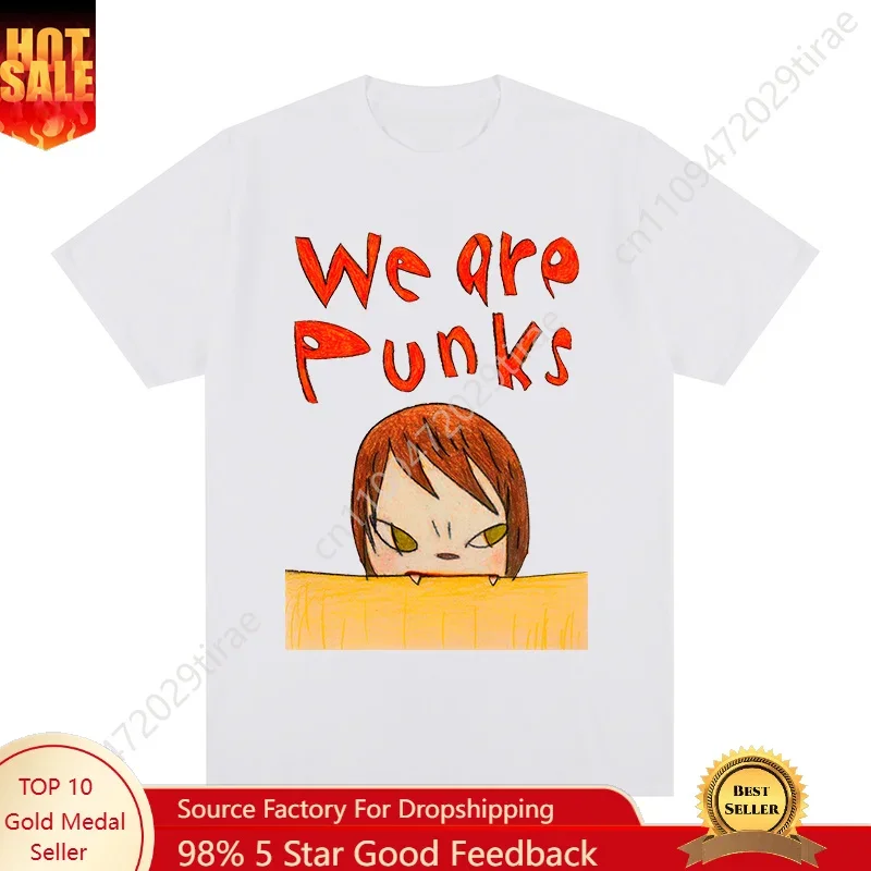 Yoshitomo Nara we are punks t-shirt Cotton Men T shirt New TEE TSHIRT Womens tops