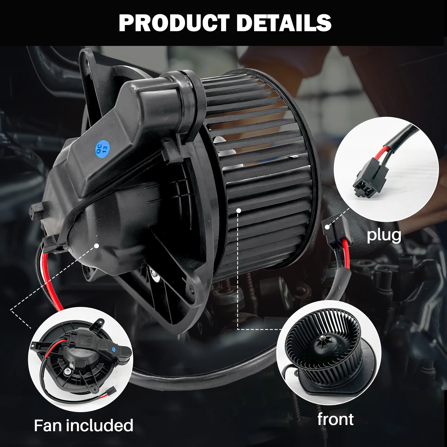 Treeligo Air Conditioning A/C Heat Blower Motor Fan Prats For Jeep Commander 3.7 4.7 5.7/Grand Cherokee 3.0 3.7 4.7 5.7 6.1 - Image 3