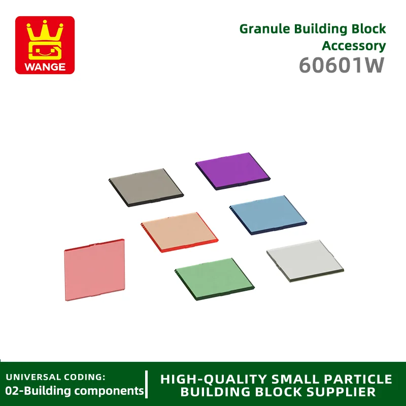 Wange 60601W 100g/56Pcs Sunroof Glass Building Block Moc Color Roof Window Accessories Compatible with Brick Children Toy Gift