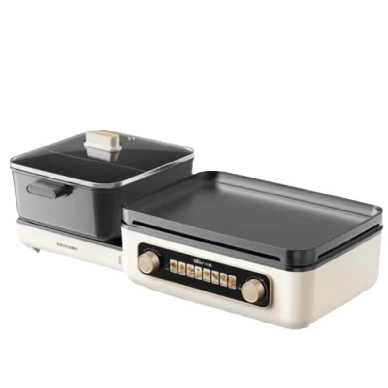 DKL-E22W1 اليوسفي بطة قابلة للطي الشواية شابو وعاء متكامل الشواء إناء/ قدر المنزلية الكهربائية الشواء وعاء متعدد الوظائف