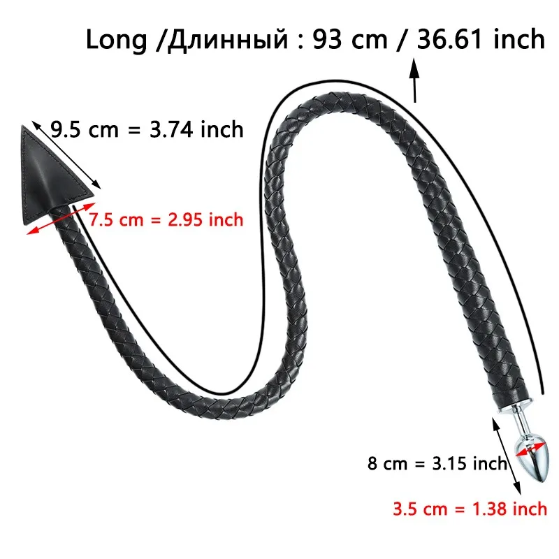 Секс-игрушка, хвост демона, плетка, Анальная пробка, БДСМ, сексуальный флирт, Стимулятор точки G, массаж, анальные пробки, для демонов, косплей, для