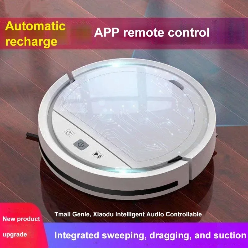 New Automatic Recharge APP Control Sweeping Robot Sweeping Dragging Suction Integrated Household Intelligent Vacuum Cleaner