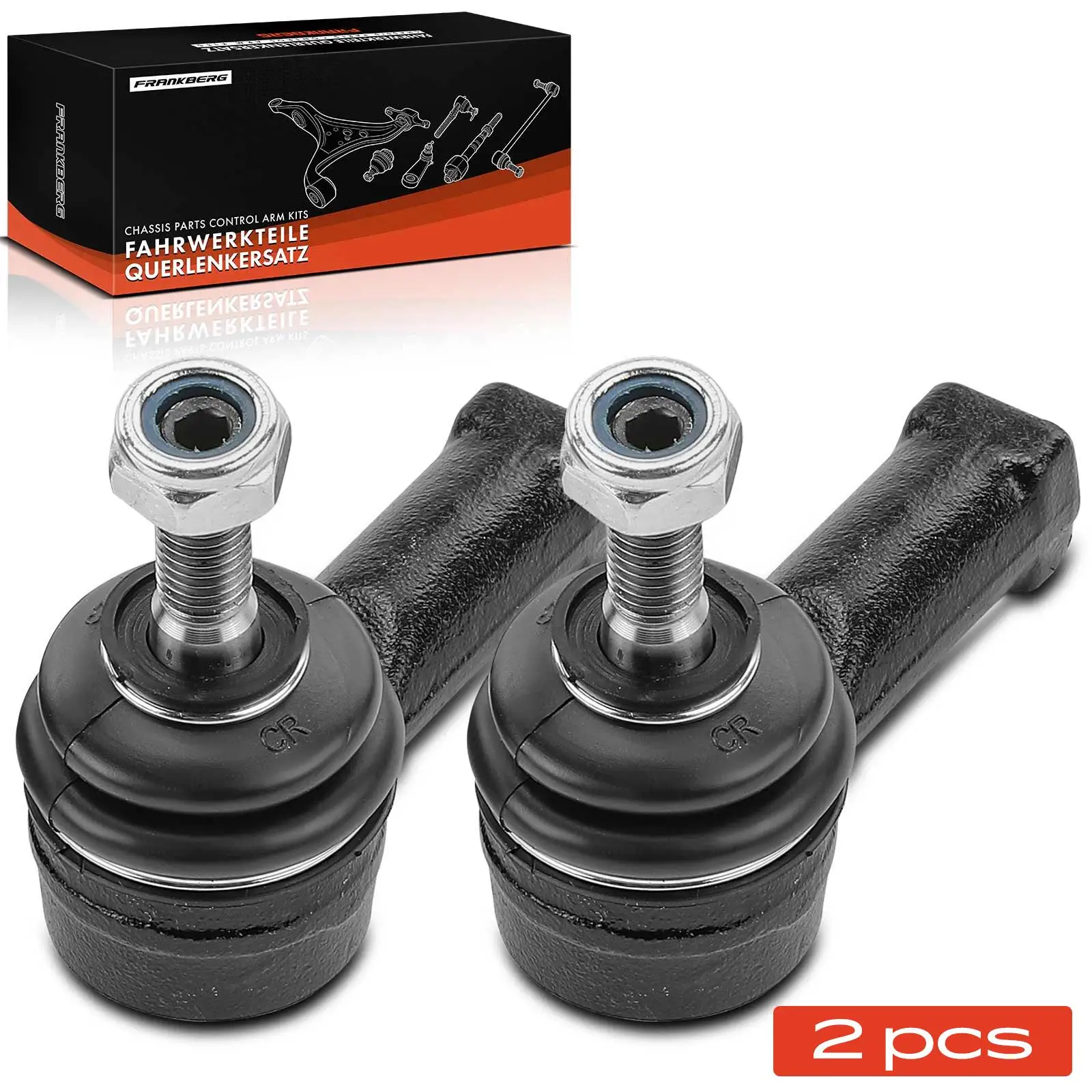 Frankberg 2x spoorstangkop vooras links rechts buiten voor Opel Combo box/MPV Tour Corsa A CC box/hatchback 1603009