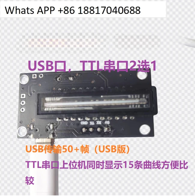 Linear CCD Module Development Board Long Exposure Time Serial or USB Output