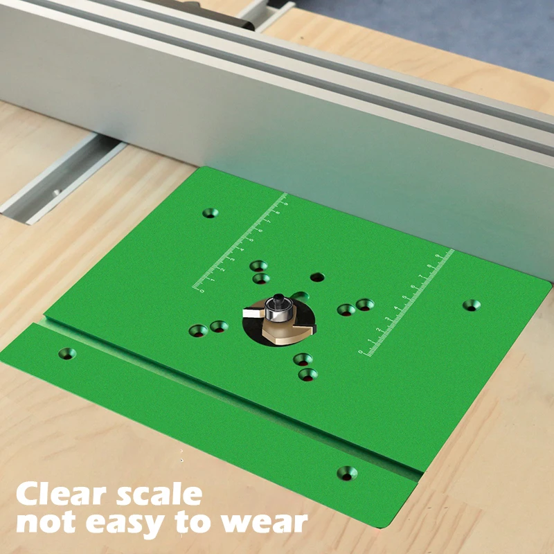 Woodworking Router Accessory Lift Kit - 64~66mm Universal Aluminum Plate for Router Table Trimmer Engraving Workbench